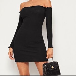 Garage Off-The-Shoulders Body-Con Dress